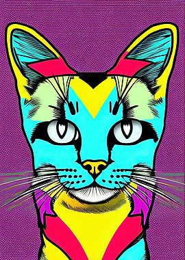 Pop Art Cat 02