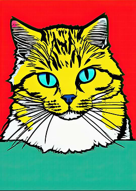 Pop Art Cat 07