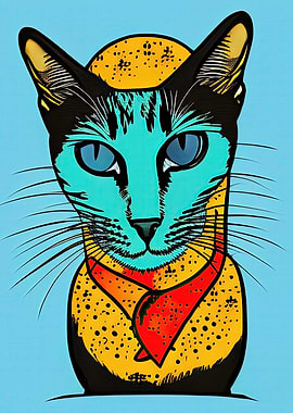 Pop Art Cat 04