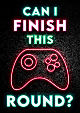 Neon Gaming Poster