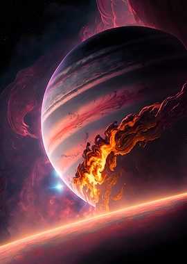 beautiful space landscape