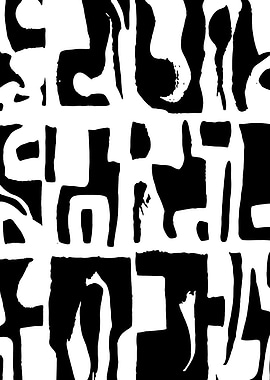 Black and White Abstract