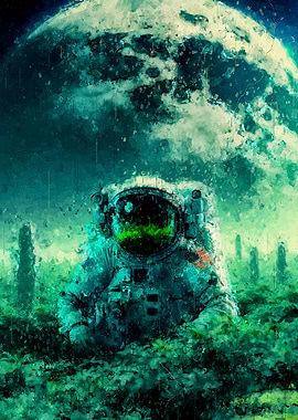 Astronaut In Dreamy Land