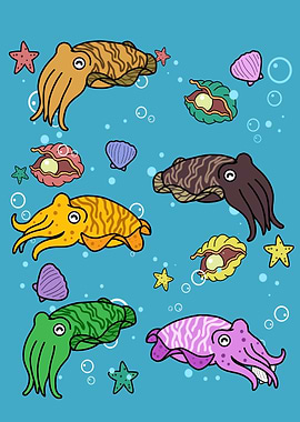 Octopus Ocean Cuttlefish