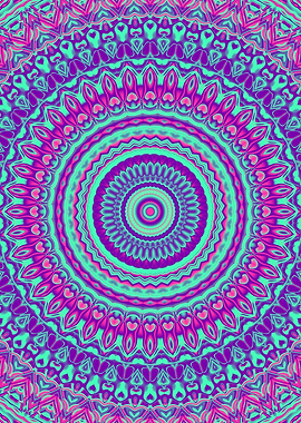 Trippy Funky Mandala