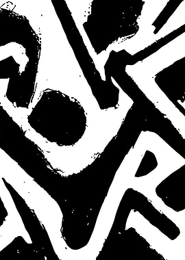 Black and White Abstract