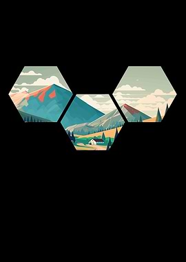 Mountain Geometry Hexagon