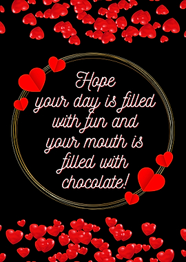 Valentine day poster kid