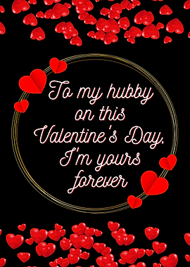 Valentine day for husband