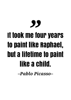 Pablo Picasso quote
