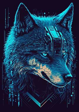 Cyber Wolf Animal