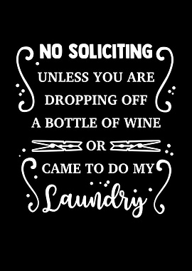 No soliciting