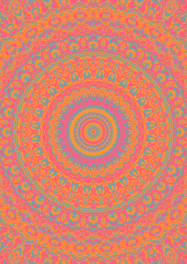 Trippy Bold Mandala