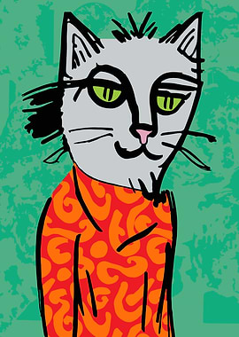 Craig the Cat Portrait