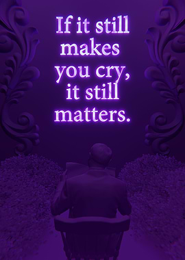 Still Matters Purple 3D