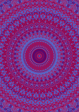 Groovy Vibrant Mandala