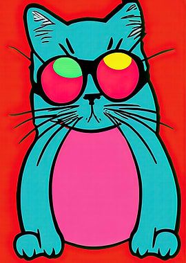 Pop Art Cat 11