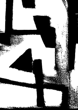 Black and White Abstract