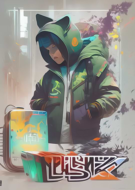 Graffiti kaws Fantasy Cute