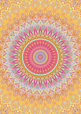 Groovy Psychedelic Mandala