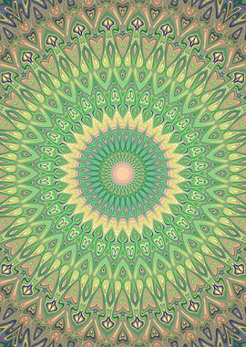 Vibrant Colorful Mandala