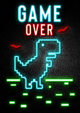 Neon Gaming Poster