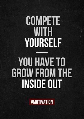 compete with yourself