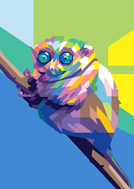 Tarsius Indonesian Animal