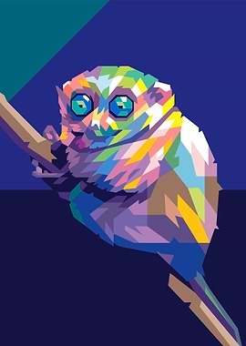 Tarsius Indonesian Animal