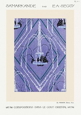 Abstract Samarkande Floral