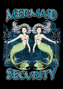 Mermaid Security Gift Girl
