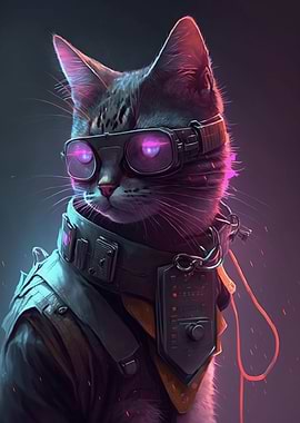 Cat Cyberpunk 2
