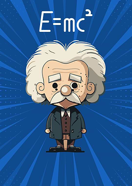 albert einstein chibi