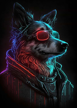 Cyberpunk Dog 1