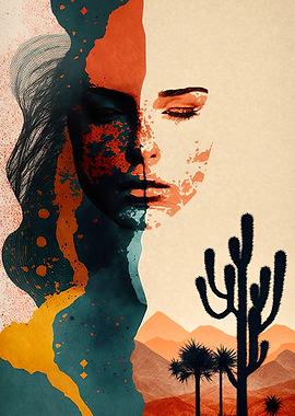 Woman In Landscape