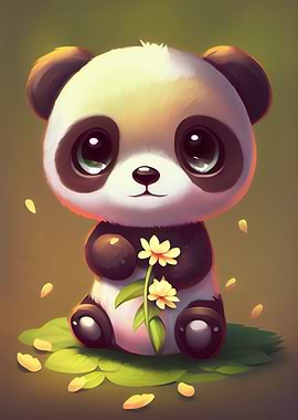 Cute little panda