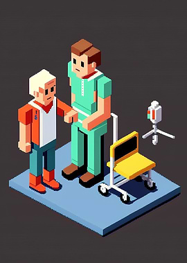 Physical Therapy Pixel Art