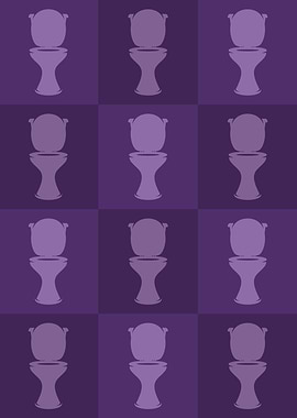 Toilet Icons Pop Art