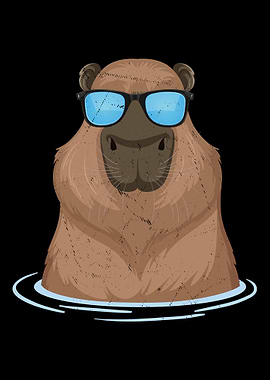 Cool Capybara Sunglasses