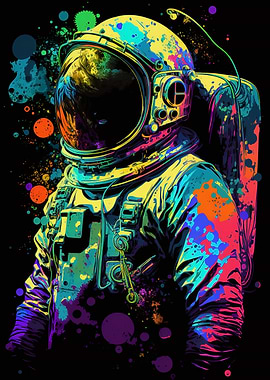 Astronaut Pop Art