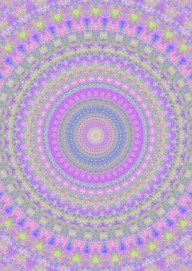Groovy Funky Retro Mandala