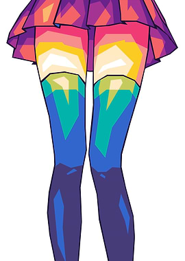 Popart Cute Skirt Mini