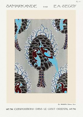 Samarkande Abstract Birds