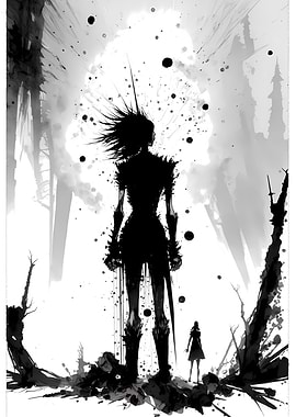 Inky Horror Painting