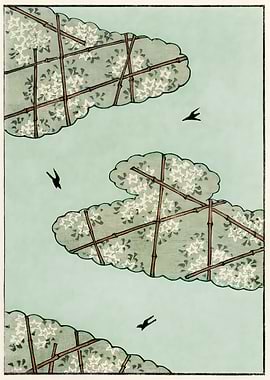 Ukiyo e Minimalist Storm