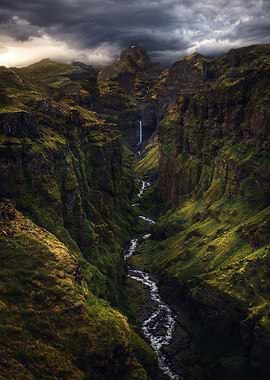 Dramatic Icelandic Valley