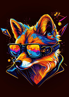 Wild Aviator Neon Red Fox