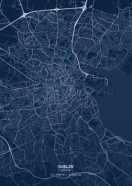 Dublin Blueprint Map