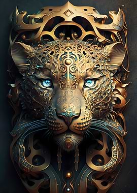 Mystical Cosmic Leopard