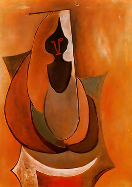 cubist person 1917